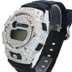 WGダイヤ入りG-SHOCK(Gショック)K18ホワイトゴールド 天然ダイヤ